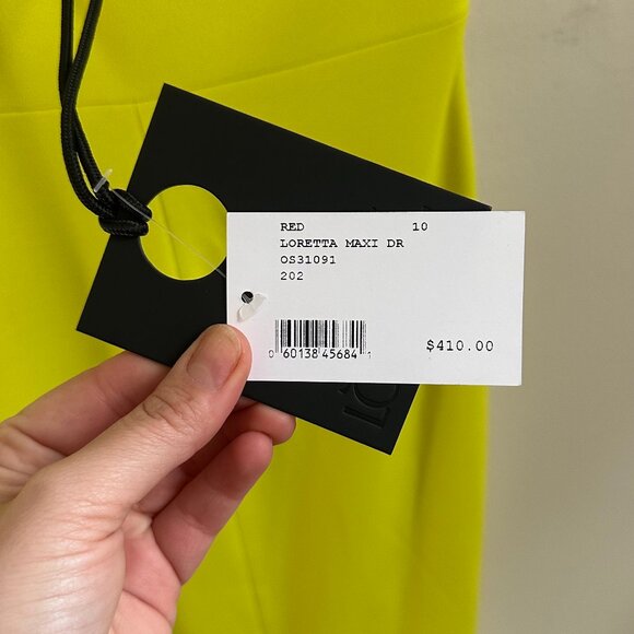 NWT - Intermix Floor Length One Shoulder Gown - Picture 5 of 7